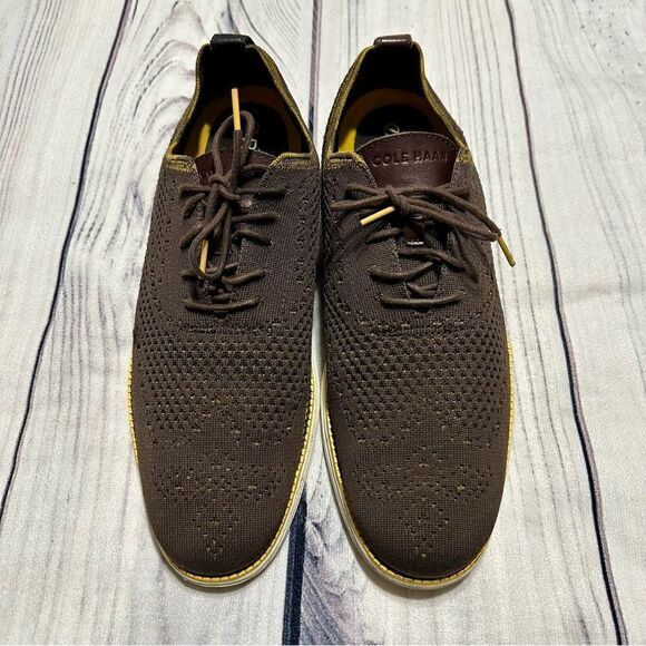 Cole Haan Shoes Men 13 M OriginalGrand Oxford Plain Toe Gray Stitchlite‎ main image 6